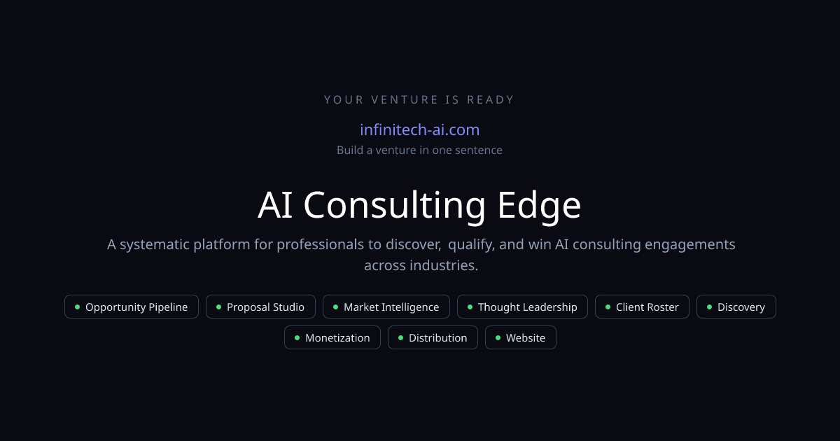 AI Consulting Edge