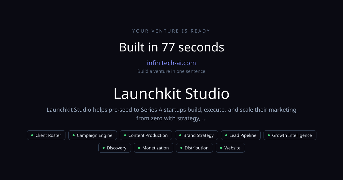 Launchkit Studio